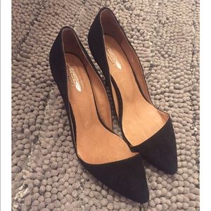 Jeffrey Campbell Free People suede d’orsay pumps